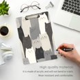 thumbnail image 3 of FORMRS Acrylic Clipboard with Low Profile Clip Standard A4 Letter Size, 12.5" x 9", Gray Cute Cats, 3 of 8