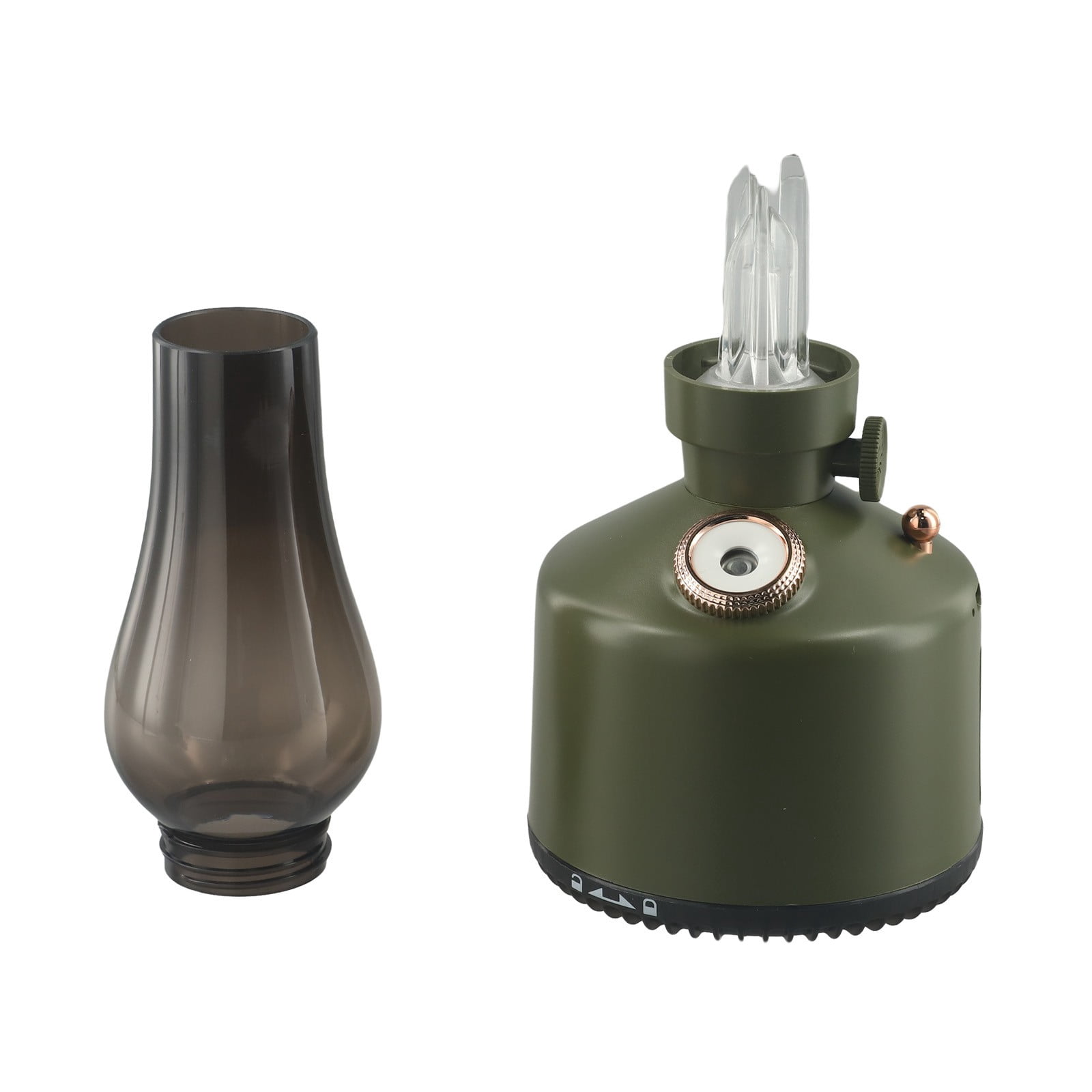KDJ Vintage USB Rechargeable Humidifier with Aromatherapy Essential Oil Diffuser- - for Home Decor