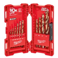 Milwaukee Cobalt Drill Bit - Milwaukee 48-89-2331 Jobber Length Drill Bit Set, Cobalt Steel, 15-Piece, For All Twist Drilling
