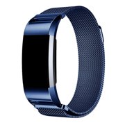 Replacement Magnetic Loop Strap Stainless Steel Wrist Band for Fit-bit Charge 2