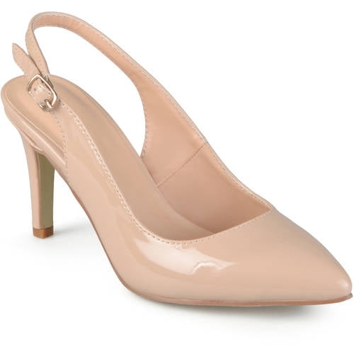 almond toe slingbacks