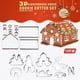 thumbnail image 2 of Juego de 18 cortadores de galletas de acero inoxidable con forma de casa de jengibre en 3D para Navidad, molde para galletas, cortador de fondant, herramienta para hornear, 2 of 6