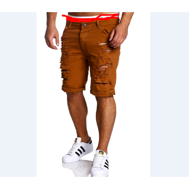 TRKIYQC Pantalones cortos de combate militar para hombre, pantalones con bolsillos casuales de carga del ejército, pantalones vaqueros rasgados destruidos con parte delantera plana TRKIYQC moderno