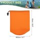 thumbnail image 2 of Saco de Saco Impermeable Uxcell Bolsa de Almacenamiento Exterior con Cierre de Cuerda para Camping Senderismo Mochilero Naranja 9 x 17 Pulgadas, 2 of 7