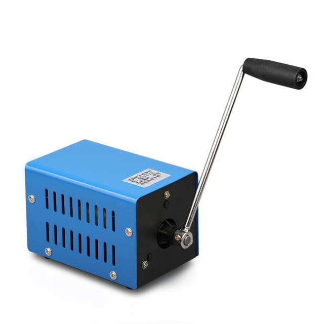 Dynamotor à Manivelle Haute Puissance Rechargeable Portable USB pour Camping en Plein Air Survie