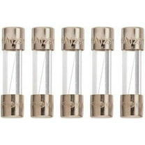 Bussmann BP/GMA-5A 5 Amp Glass Fast Acting Cartridge Fuse, 125V Carded UL Listed, 2-Pack 5 Pack