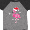 thumbnail image 4 of Inktastic Christmas Holiday Cute Flamingo Girls Baby Bodysuit, 4 of 5