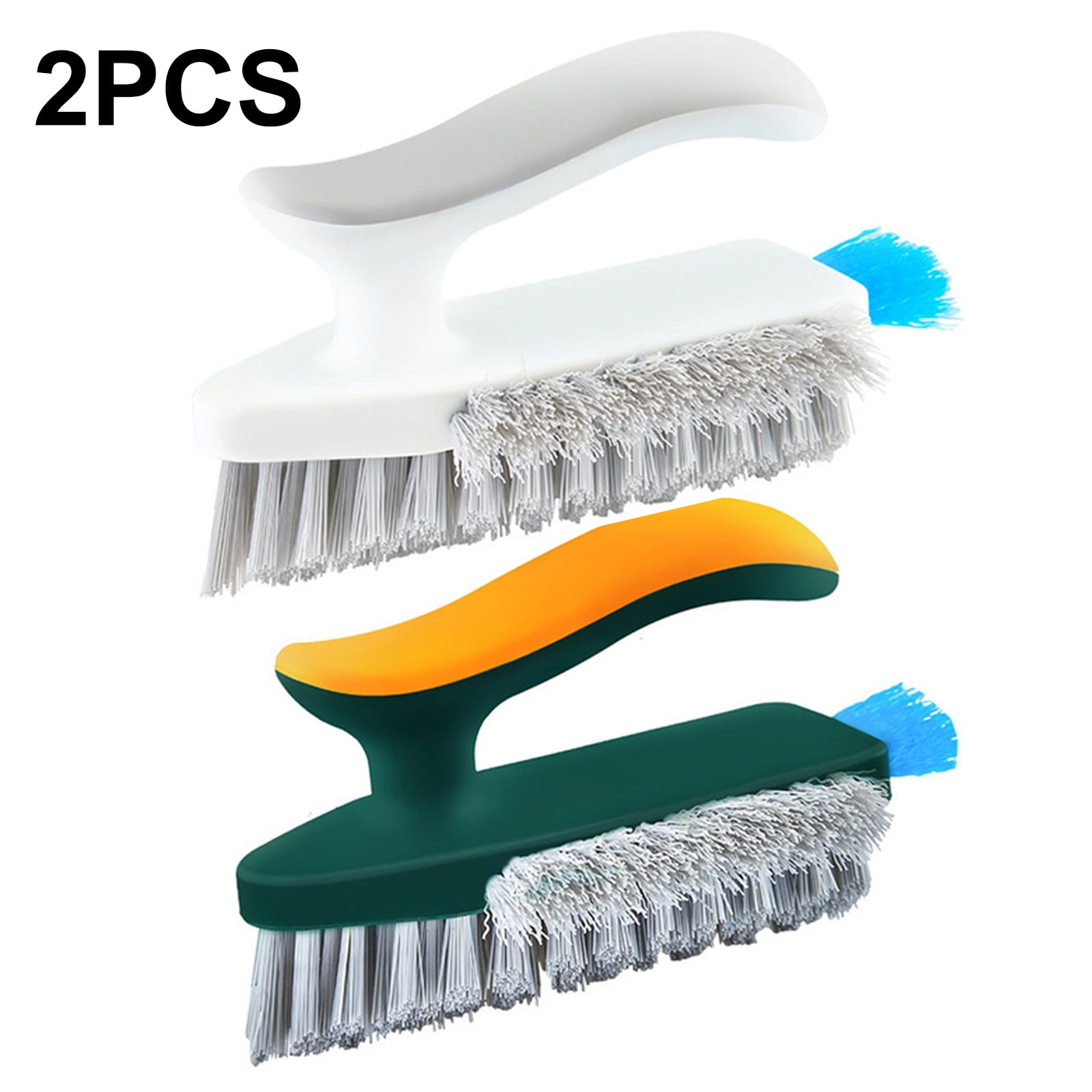 Reloive 4 in 1 All Purpose Scrub Brush,2 Pcs Grout and Corner Scrubber