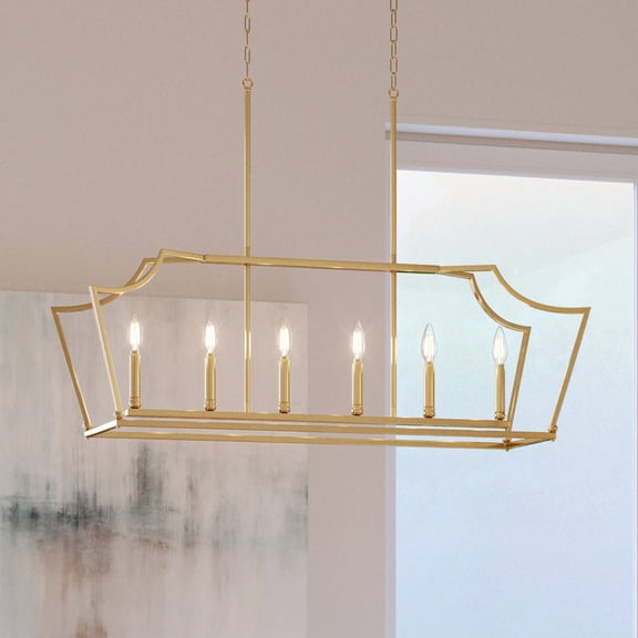 Luxury Tranditional Chandelier, 15.125H x 42W, with Transitional Style, Brushed Bronze, UHP4260 by Urban Ambiance