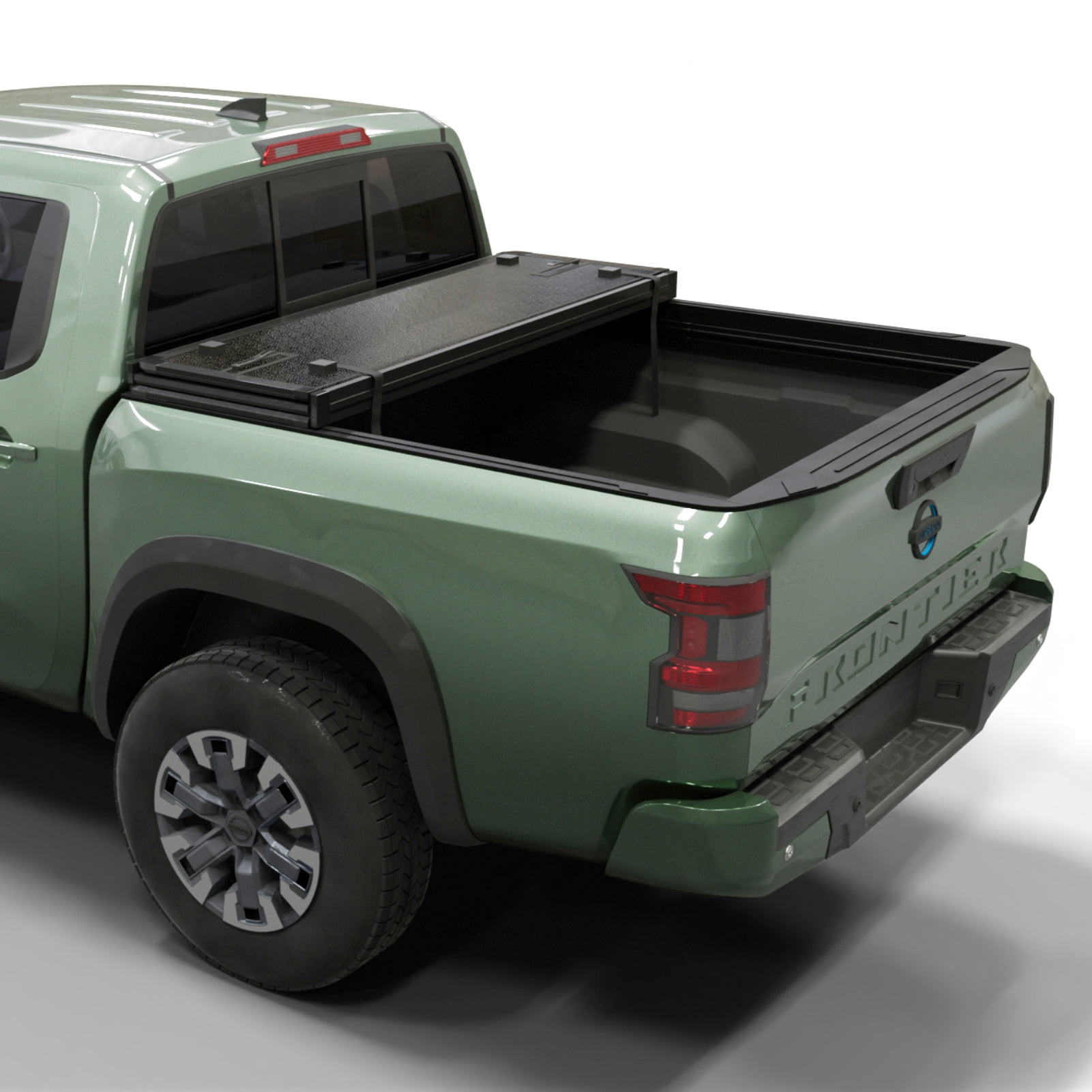 Toptiny Hard Tri-Fold Truck Bed Tonneau Cover, Fits 2005-2026 Nissan Frontier 5' Bed