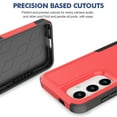 thumbnail image 2 of Decase Heavy-Duty Case for Samsung Galaxy S24,Dual Layer Military Grade Drop Protection Anti-Fingerprint Anti-Scratch Hard Back Cover Silicone Bumper Shockproof Protective Case for Galaxy S24,Red, 2 of 5
