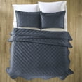thumbnail image 6 of Better Homes & Gardens Dark Grey Soft Velvet Embroidered Pillow Shams, Standard (2 Count), 6 of 6