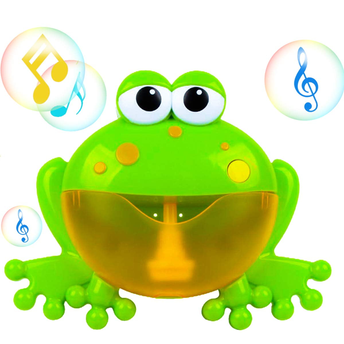 Bubble machine big frog automatic bubble maker blower music bath toys for bab wv 