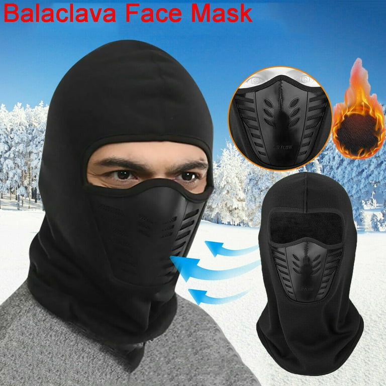 Men's Winter Balaclava Face Mask Cold Weather Windproof Fleece Ski Ninja  Mask