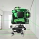 thumbnail image 3 of Nivel Láser De 12 Líneas, Láser Verde 3D Giratorio De 360 ​​°, Herramienta De Medida De Autonivelación De 12 Líneas, Luz De Alta Precisión 3D Minnieouse HA019653-00, 3 of 6