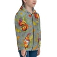 thumbnail image 5 of Kdxio Gnomes With Pumpkins Pattern Kids Boys Girls Zip Up Hoodie 3D Printed Hooded Sweatshirt Hoody Coat with Pocket 7-12 Y-Medium, 5 of 6