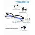 thumbnail image 3 of ANYLUV Blue Light Glasses for Women and Men,Advanced Computer Glasses,Semi Rimless Glasses(2 Packs), 3 of 7