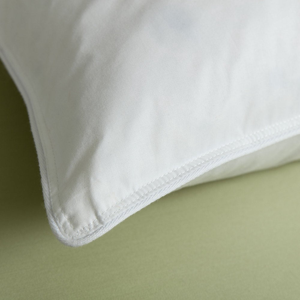100% Goose Feather Pillow 100% Cotton Shell, 2 Pack Jumbo Size Pillows