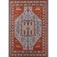 thumbnail image 1 of Ahgly Company Machine Washable Indoor Rectangle Industrial Modern Rosy Brown Pink Area Rugs, 8' x 10', 1 of 7