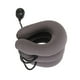 thumbnail image 4 of Almohada inflable de cuello de 3 capas para viajes en coche, para mujeres y hombres. gris, 4 of 9