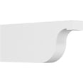 thumbnail image 1 of Ekena Millwork RFTP03X08X20DEL 8 x 3 x 20 Po Standard Del Monte Architecture Qualité PVC Queue de Chevron, 1 of 1