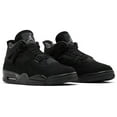 thumbnail image 2 of Nike Air Jordan 4 Retro Black/Black-LT Graphite  FV5029-010 Men's Size 10, 2 of 5