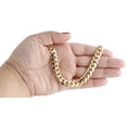 thumbnail image 6 of 10K Yellow Gold Solid Miami Cuban Link Chain 9mm Box Clasp Necklace 26 Inches, 6 of 6