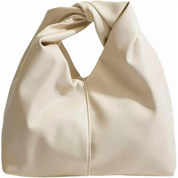 Women's Twist Top Handle Bag Ruched Handbags Mini Purse