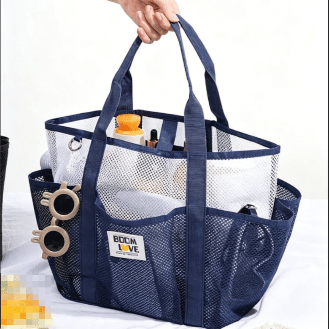 Summer Pool Beach Handbag Quick Drying Mesh Storage Bag