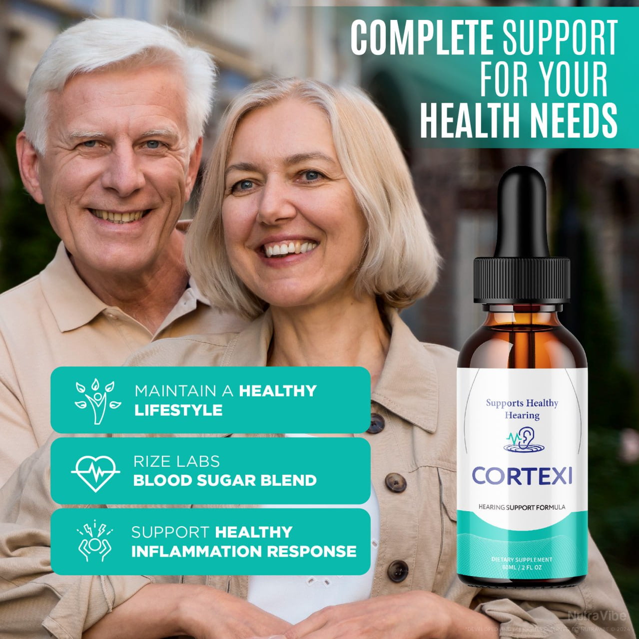 (3 Pack) Cortexi Drops Liquid, Cortexi Hearing Support Drops - Advanced Formula for Ear Health, Cortexin Drops, Cortexi 24, Maximum Strength Cor texi Reviews