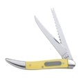 thumbnail image 1 of Case #120 (320094f Ss) Yellow Ss Fishing Knife, 1 of 2
