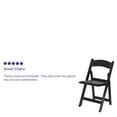 thumbnail image 5 of BizChair Folding Chair - Black Resin - 4 Pack 1000LB Weight Capacity, 5 of 14