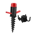 thumbnail image 2 of Sombrilla de playa Anclaje de arena con gancho de sombrilla Soporte de base de sombrilla de patio Anclaje de tornillo de sombrilla de césped para Ganchos negros, 2 of 8