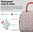 thumbnail image 3 of Lunch Bag Lunch Box for Women Reusable Insulated Lunch Bags,Water-Resistant Love Cherries Red Sweet Fruit Cooler Lunch Tote Bag, Large Capacity for Work Travel Picnic, 3 of 6