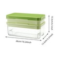 thumbnail image 2 of TIELUTT Convenient Ice Tray Ice Maker Ice Tray Accessories Ice Tray Maker Square Ice Ice Tray Ice Maker Ice Tray with Silicone Freezer Cups Soup Tray Silicone Freezer Containers Decorative Ice Cubes, 2 of 3