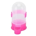 thumbnail image 3 of Alimentador de agua para palomas dispensador de comida para pájaros de apertura ancha rosa plástico resistente a la presión para jaula de mascotas para loros Higoodz Otros, 3 of 8
