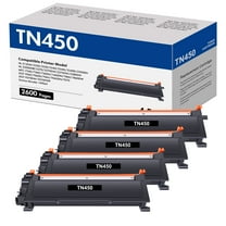 TN450 Toner Cartridge Black Compatible for Brother TN450 TN-450 TN420 TN-420 HL-2270DW HL-2280DW HL-2240 MF7860DW MFC-7360N DCP-7065DN MFC7860DW Intellifax 2840 2940 Printer Ink (4-Pack)