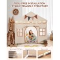 thumbnail image 4 of Carpa de campaña Besey Kids 2 en 1 con alfombrilla acolchada y luces de 51 x 35 x 51 cm, 4 of 9
