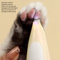 thumbnail image 3 of Electric Pet Hair Trimmer,LED Light  Electric Pet Grooming Clippers Anti Clipping Design Pet Foot Hair Trimmer Easy to Use Precise Trimming Dog Shaver Clippers for Cats Dogs, 3 of 7