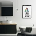 thumbnail image 4 of Stupell Industries Eclectic Unicorn Texting on Toilet Black Floating Frame Canvas Art, 21 x 31, by Annalisa Latella, 4 of 8