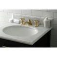 thumbnail image 2 of Kingston Brass KS4467RX Belknap Widespread Bathroom Faucet with Brass Pop-Up, Brushed Brass, 2 of 8