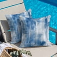 thumbnail image 2 of Throw Pillow Covers, Abstract Blue 26x26 Pillow Covers for Couch/Sofa/Bed, Modern Simple Painting Art Decorative Square Linen Cushion Pillowcase for Home Decor, 2 of 9