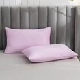 thumbnail image 6 of Lunxisen 1 Pcs Cooling Body Pillowcase for Night Sweats Hot Sleepers Breathable Velvet Soft Full Length Pillow Cover All Seasons Bedroom Comfort(51*75cm), 6 of 9
