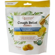 Quantum Health Cough Relief Lozenges, Meyer Lemon & Honey, 5 mg, 18 Lozenges