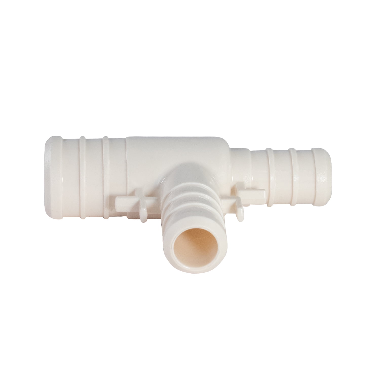 Supply Giant 5-3411PPRT Plastic PEX Poly Alloy Reducing Tee Barb Pipe Fitting 3/4 x 1/2 x 1/2 Inches Pack of 5