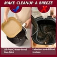 thumbnail image 3 of Air Fryer Liners for 2 Qt Mini Air Fryer, Mini Airfryer Liners Disposable Air Fryer Parchment Paper Liners for 2.1Qt, 2.6Qt, Instant Vortex 2Qt, 125PCS, 3 of 5