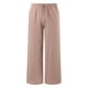 thumbnail image 4 of Pantalones palazzo de lino para mujer: cintura alta, cordón, pernera ancha, playa/casual, tallas S-XXXL, 4 of 5