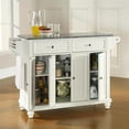 thumbnail image 4 of Kingfisher Lane Solid Granite Top Kitchen Island in White, 4 of 5