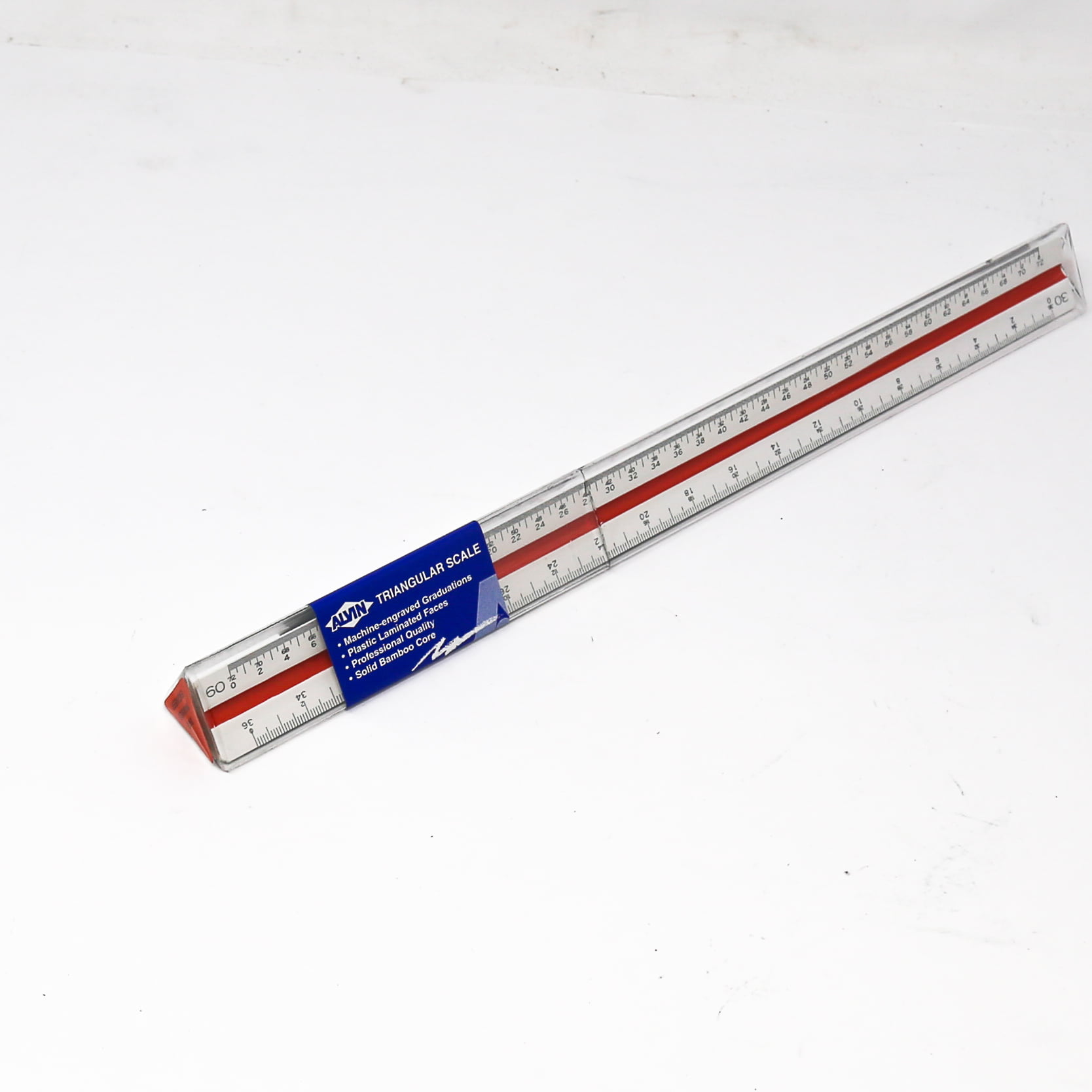 Stainless Steel 12 x 1-1/8 Inches Alvin Imperial and Metric Ruler 