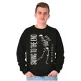 thumbnail image 3 of Funny Swing to the End Skeleton Golf Men's Crewneck Sweatshirt Brisco Brands S, 3 of 6